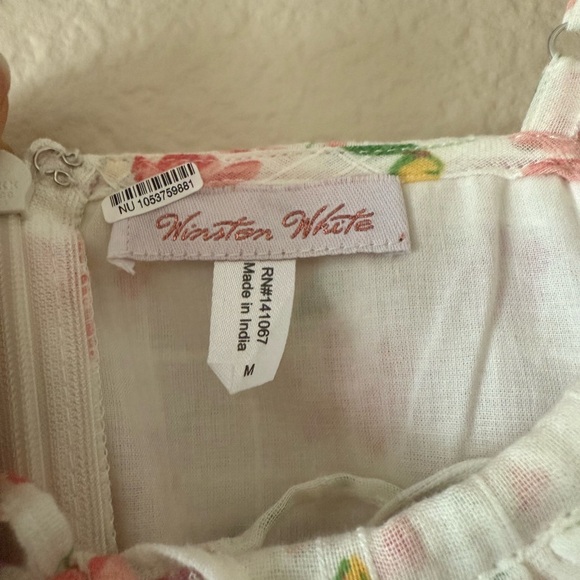 Winston White Floral Ruffle Romper - Picture 4 of 7